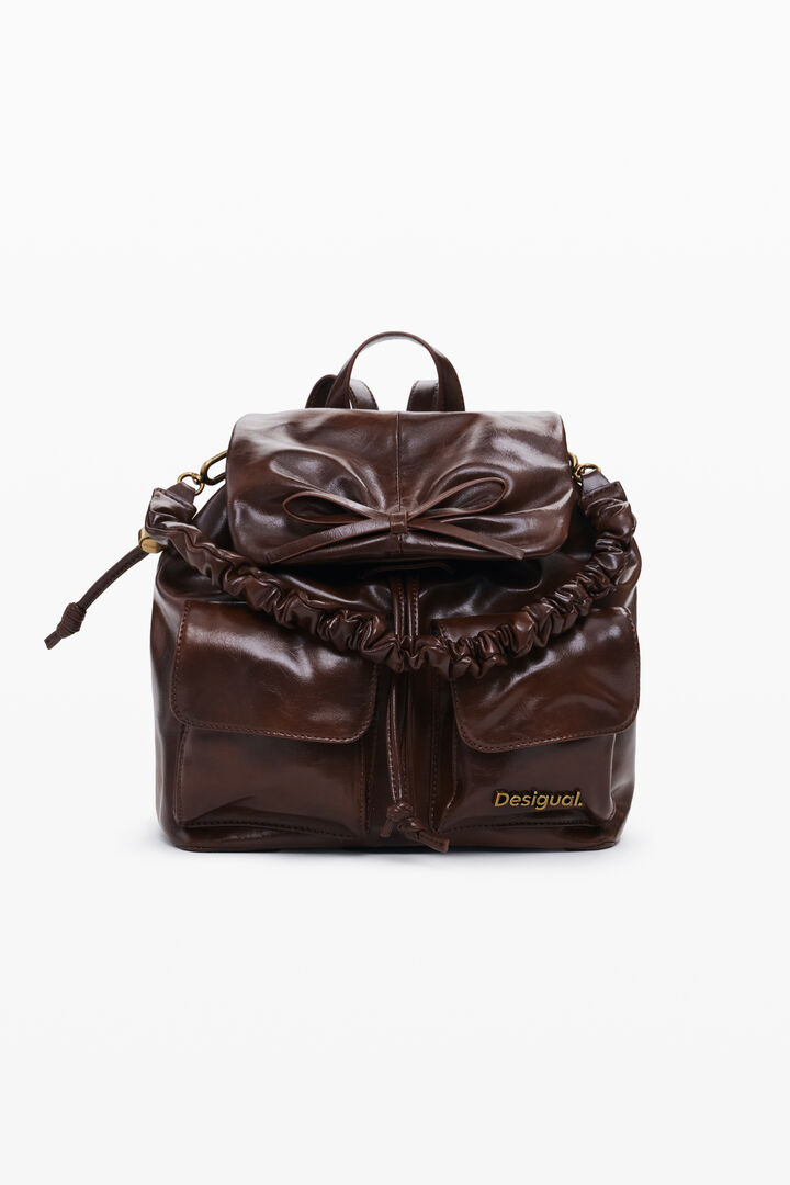 Small backpack with bow