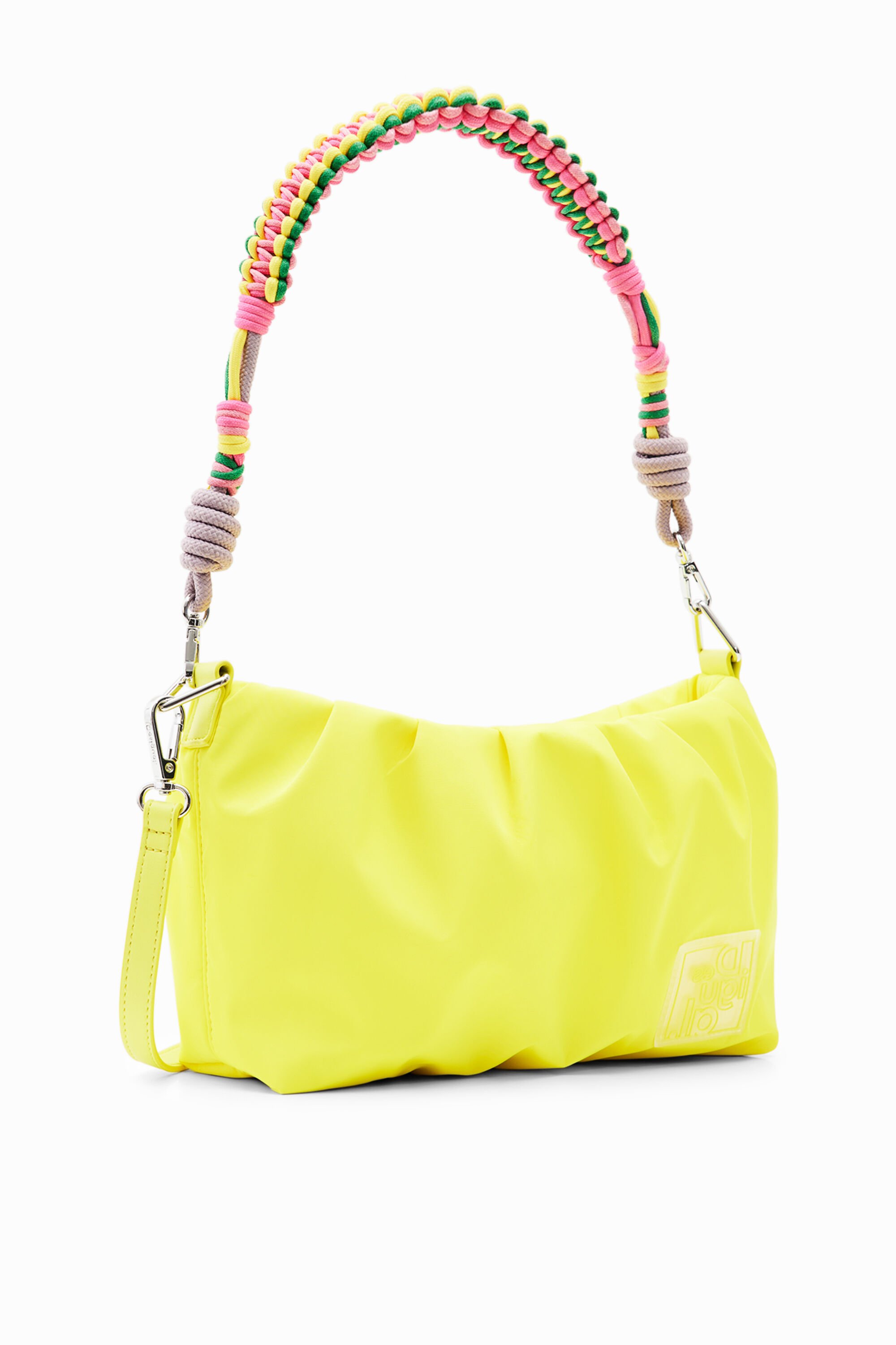 Midsize crossbody bag with trekking strap