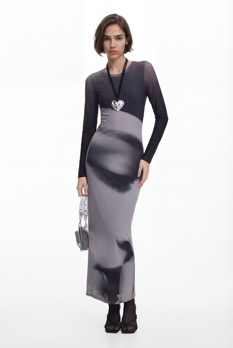 LONG PORTRAIT DRESS