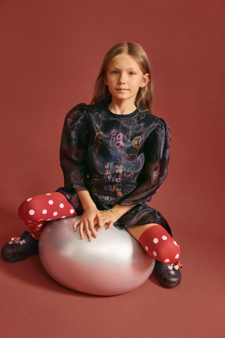 Vestit màniga 3/4 lettering | Desigual