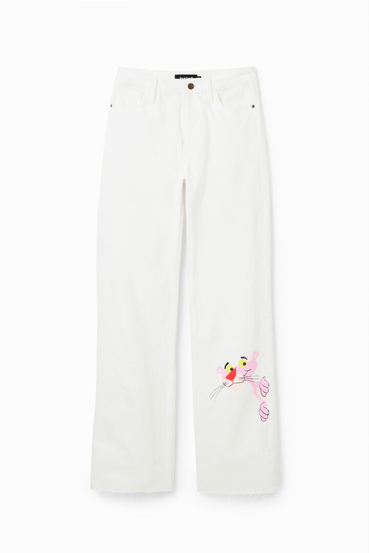 Wide-leg Pink Panther jeans | Desigual