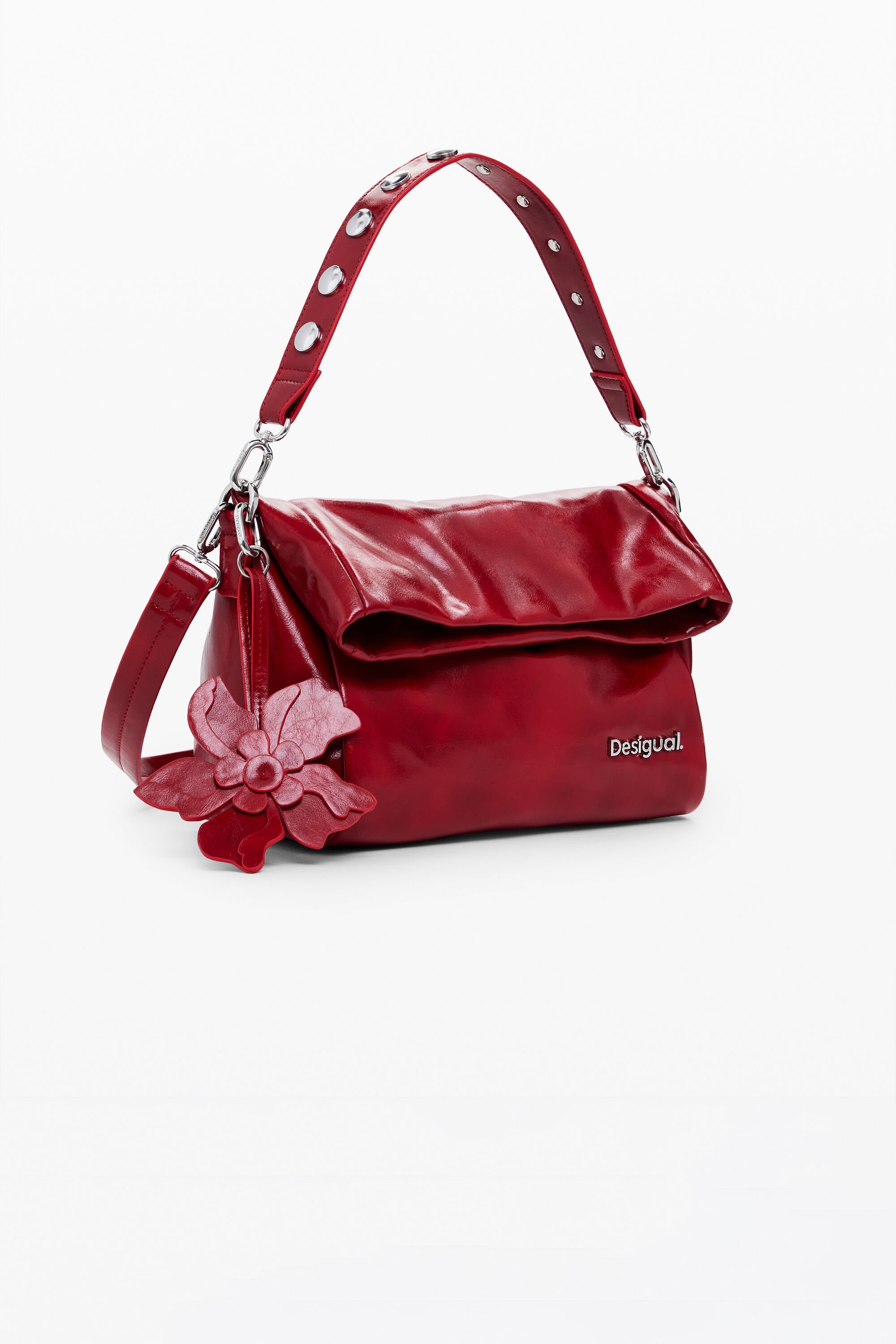 Desigual Xs Embroidered Floral Bag