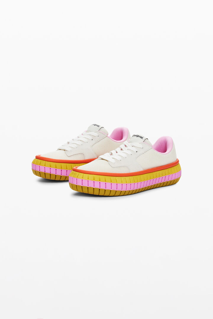 Multicolor sole sneaker | Desigual