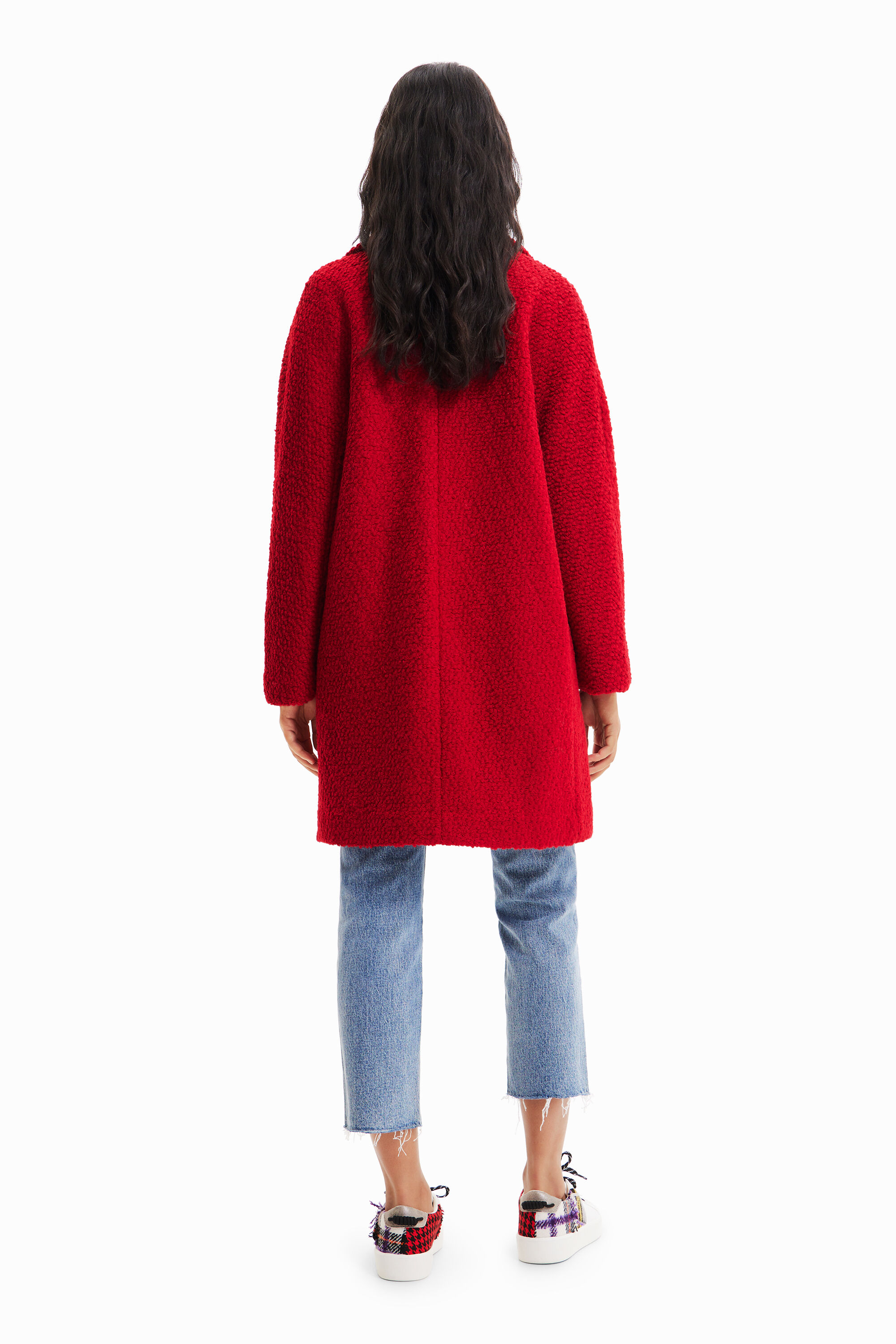 Straight wool coat | Desigual.com