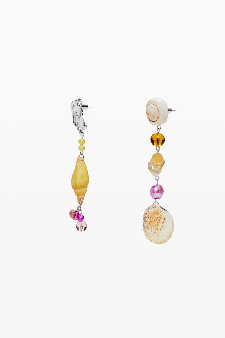 Pendientes asimétricos combinados Zalio | Desigual