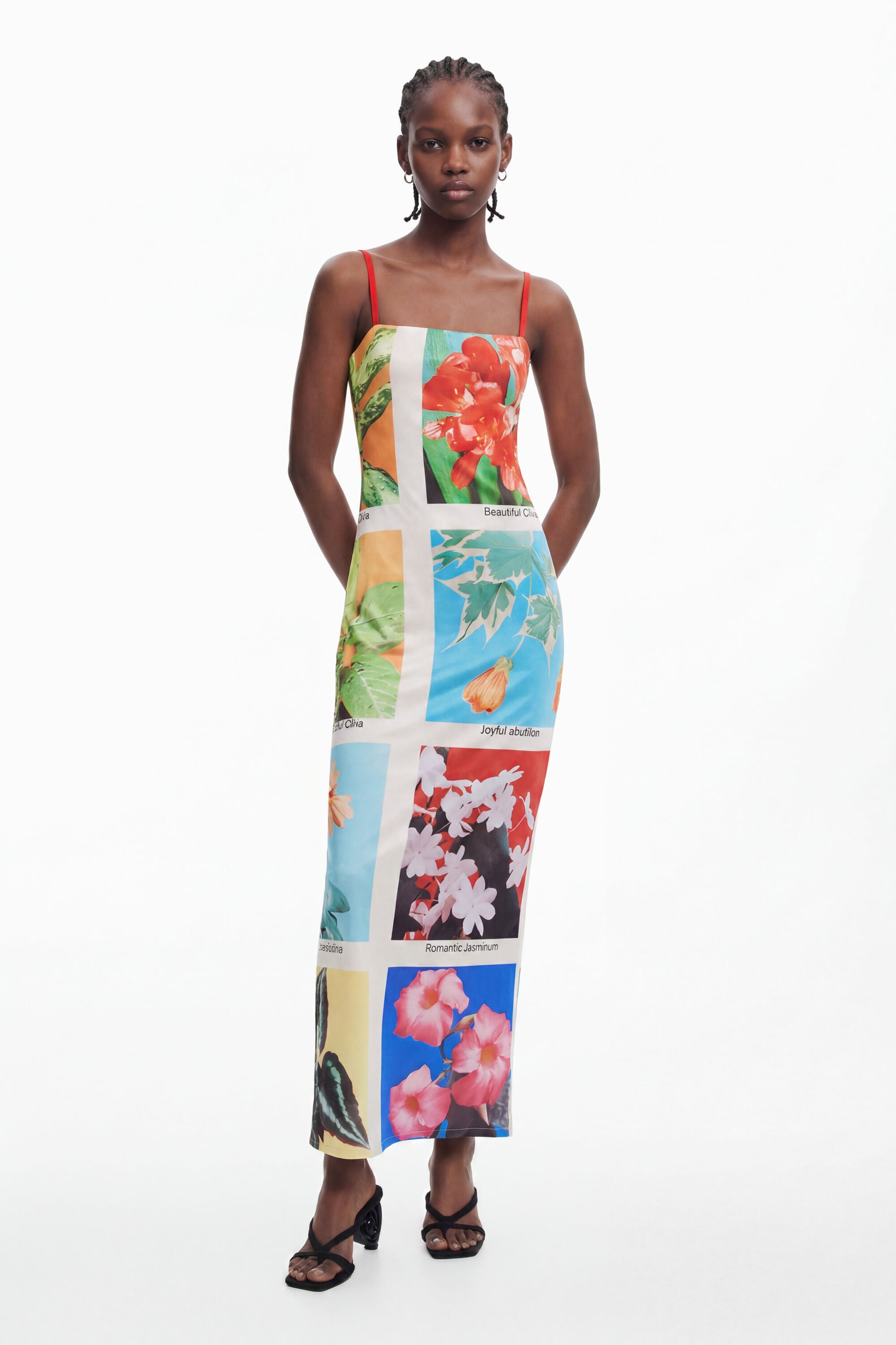 Tyler McGillivary postcard maxi dress Women's I Desigual.com