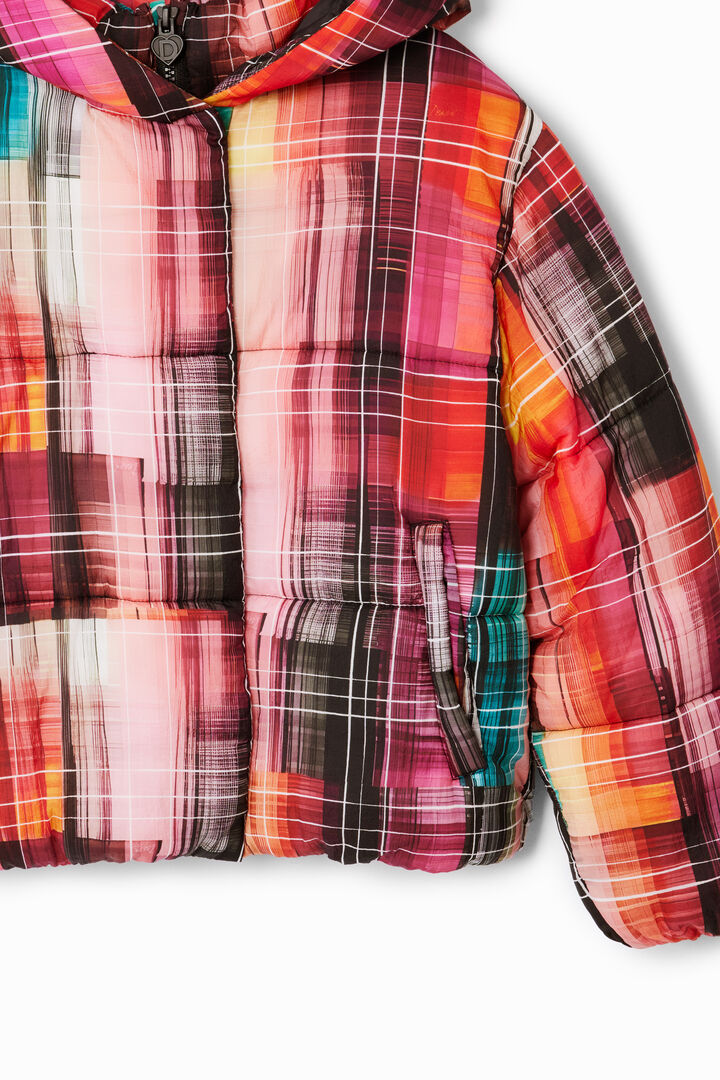 Printed padded coat | Desigual