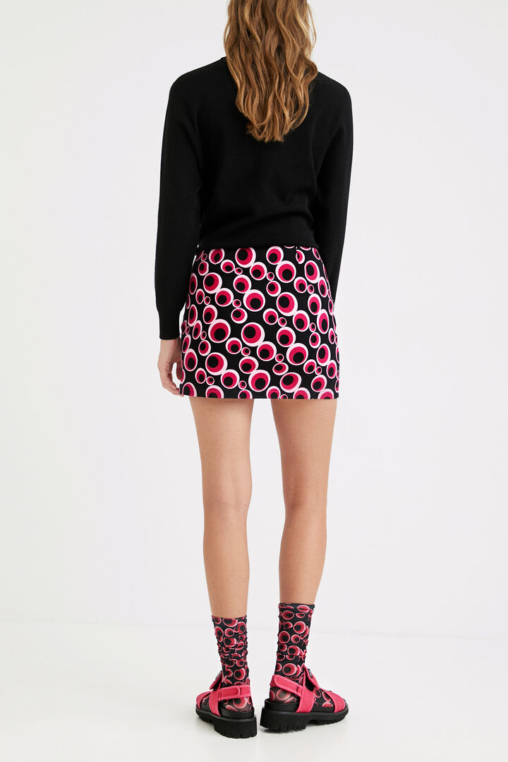 Mini-jupe ajustée avec cercles | Desigual