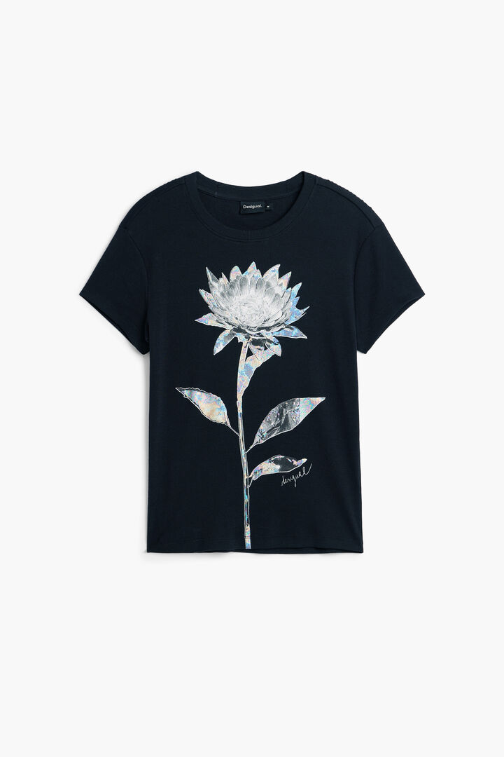 T-shirt com Estampa Floral
