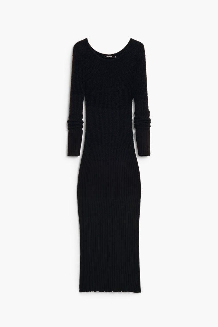 Kleid mit transparentem Stoff | Desigual