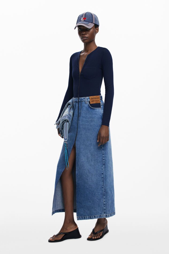 Vestido largo denim Botter
