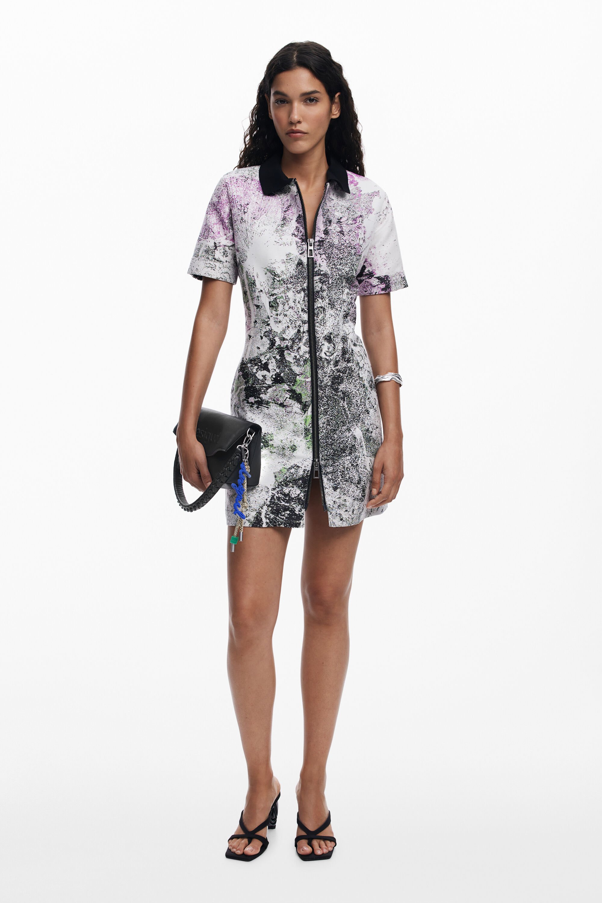 超得M. Christian Lacroix エコファーコート Desigual Women's M. Christian Lacroix fur-effect coat I Desigual.com