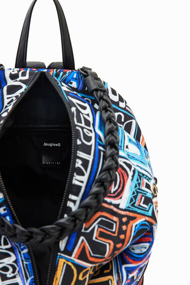 Mochila mediana multiposición de mujer I Desigual.com