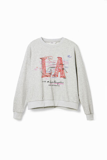 Dessuadora oversize Los Angeles | Desigual