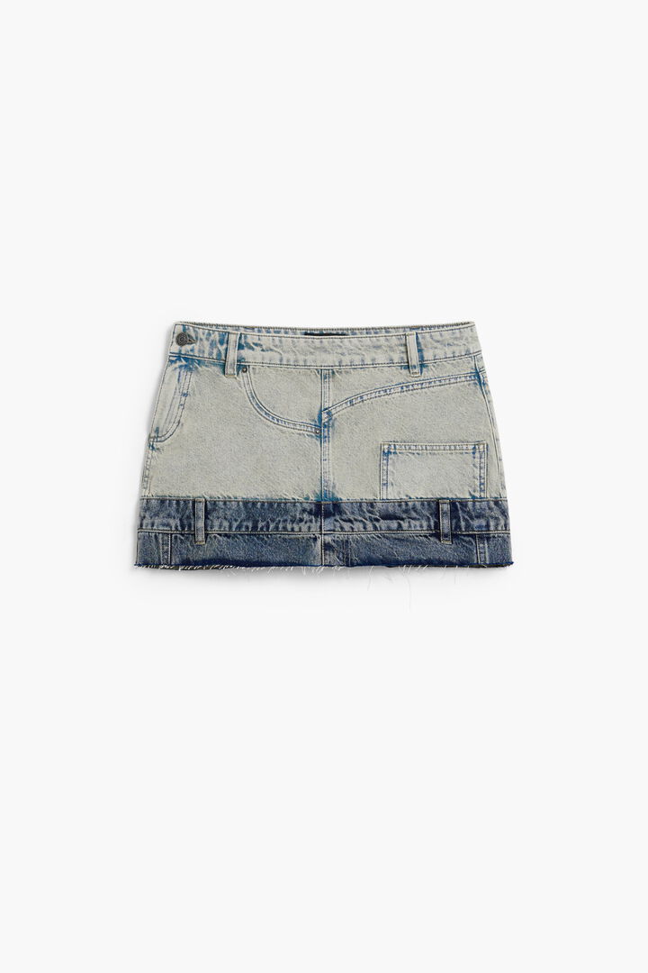 Faldilla mini de doble cintura | Desigual