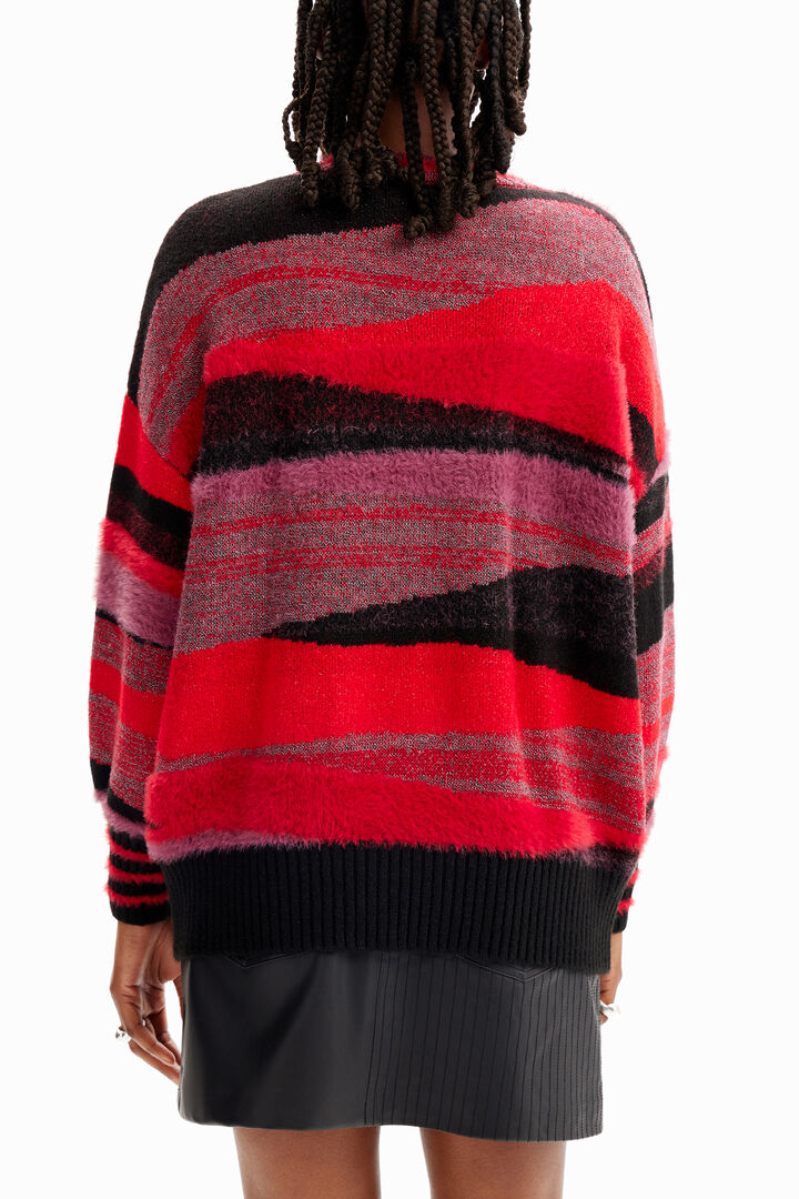 Oversize bands pullover | Desigual