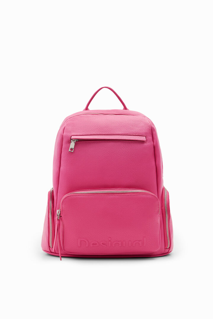 Midsize half-logo backpack | Desigual