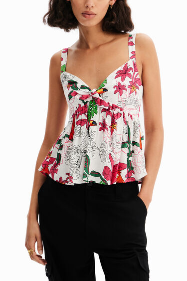 Top tirantes tropical | Desigual