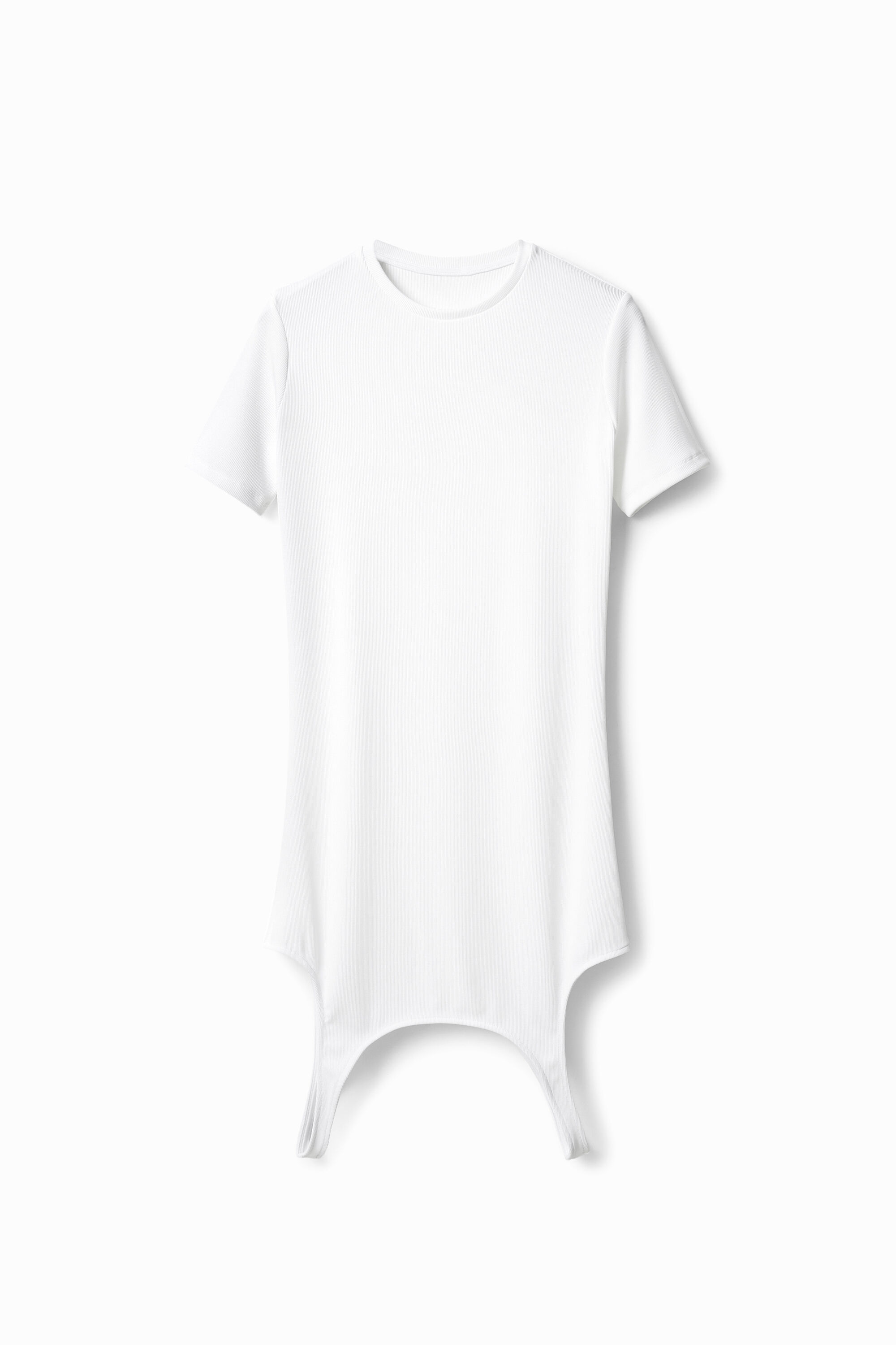 Maitrepierre multiposition T-shirt dress - WHITE - L