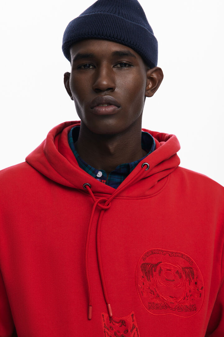 Tiger embroidered sweatshirt | Desigual