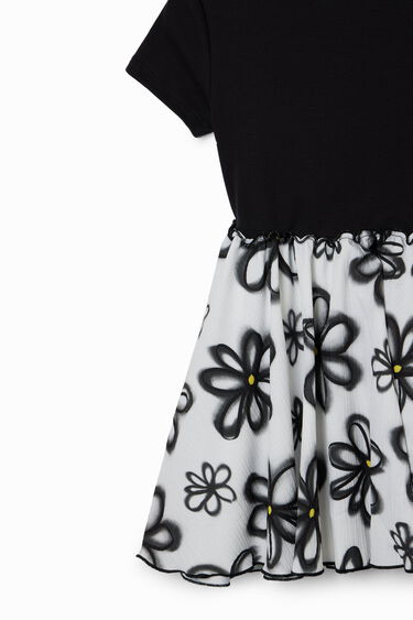 Kombinirana haljina s cvjetnim printom | Desigual