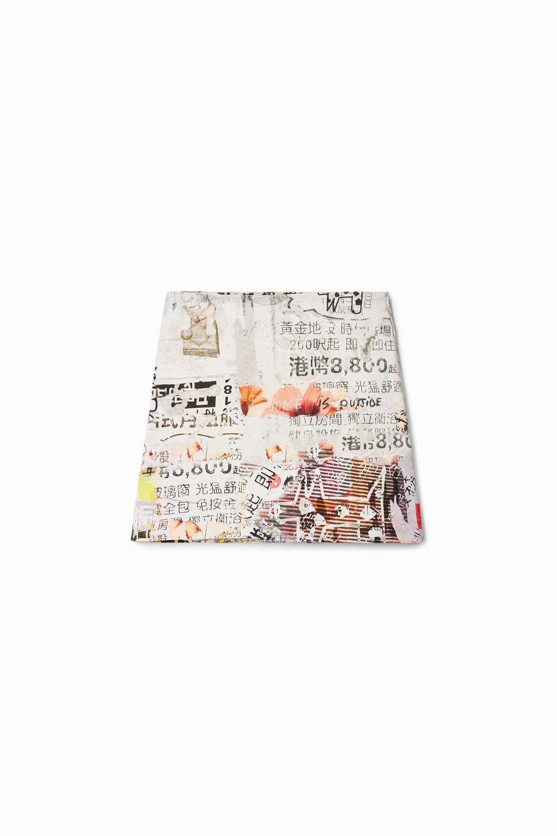 女性用 新聞の切り抜きミニスカート I Desigual.com