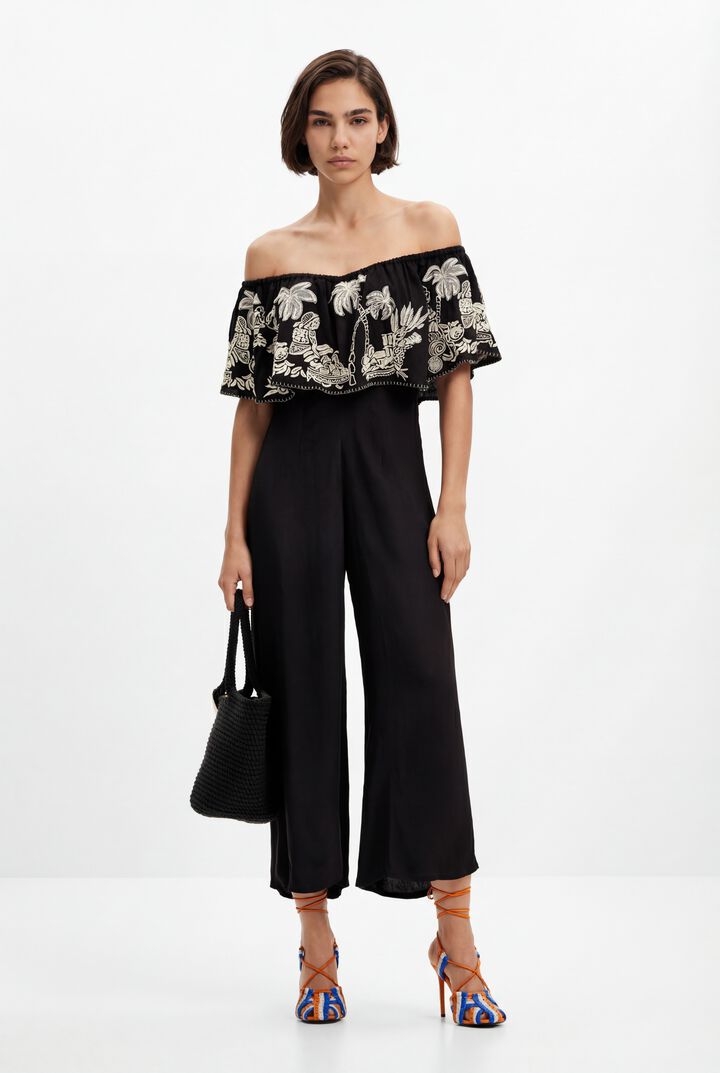 Mono midi palmeras Stella Jean | Desigual