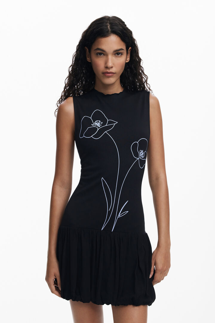 Short floral dress | Desigual