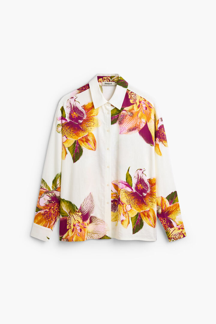 Blouse met bloemenprint