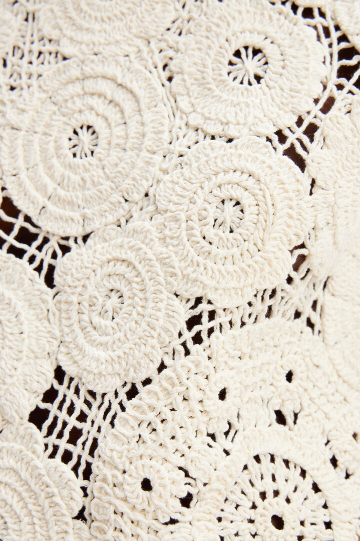 Camiseta crochet flores | Desigual