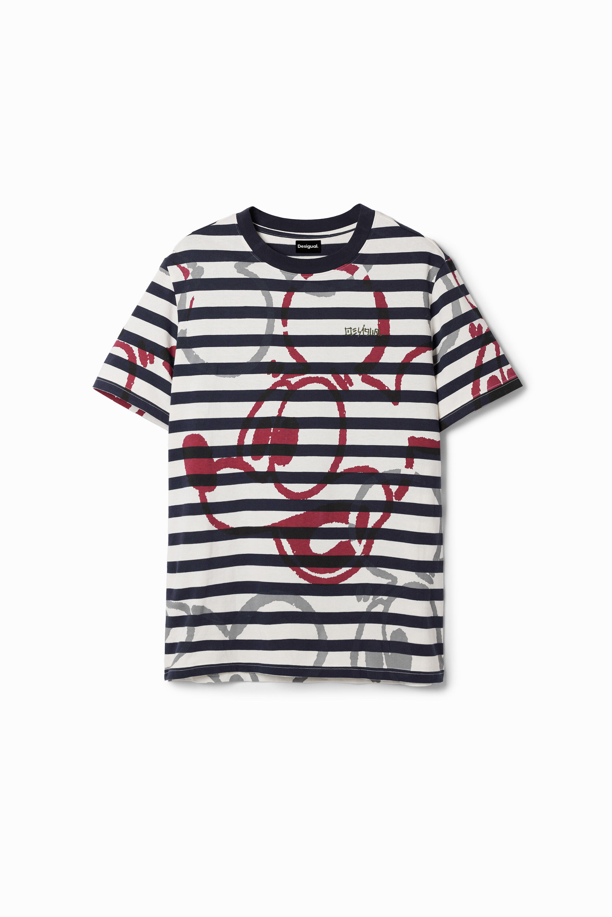Camiseta rayas Mickey Mouse de hombre I Desigual