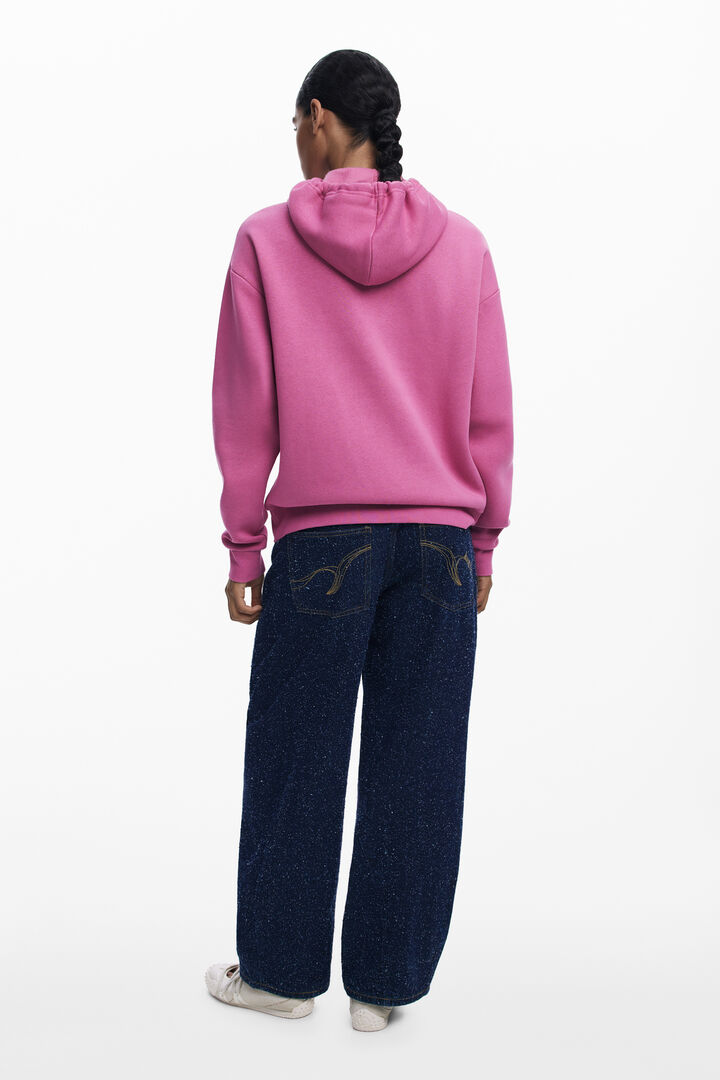 Sweat à capuche avec logo | Desigual