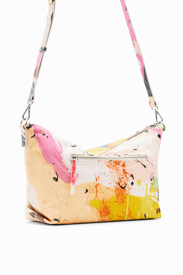 Large painting crossbody bag | Desigual