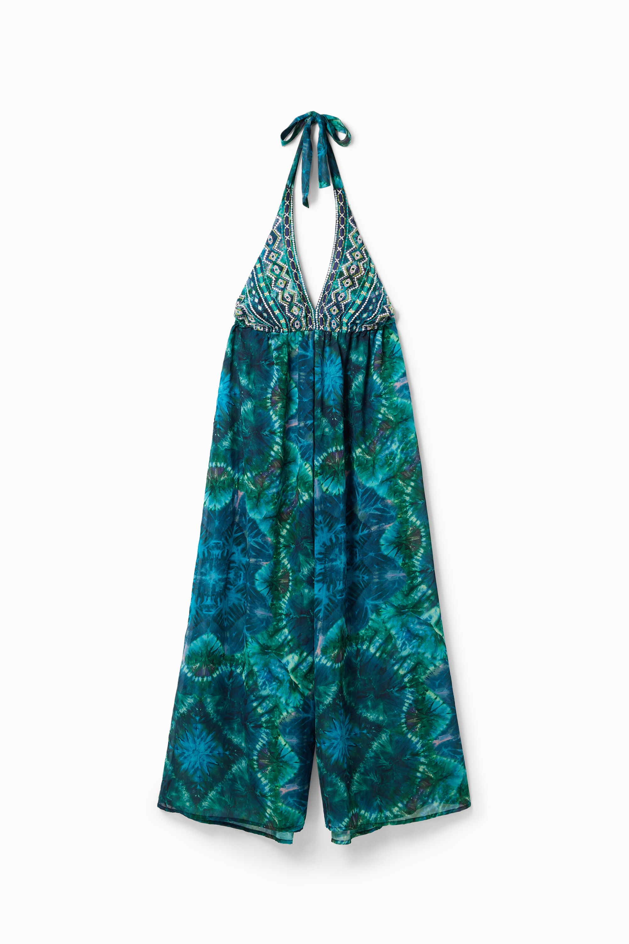 Maxi-Kleid Neckholder Arty Tie-dye