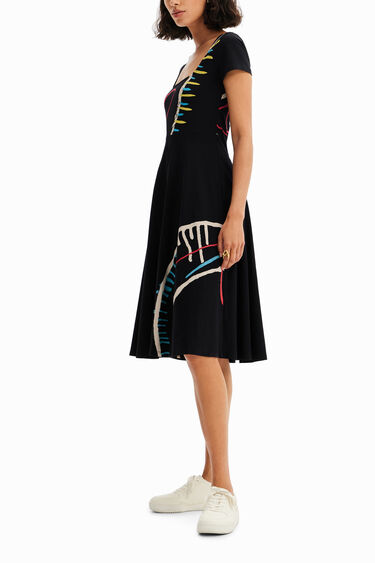 Abito svasato maglia arty | Desigual