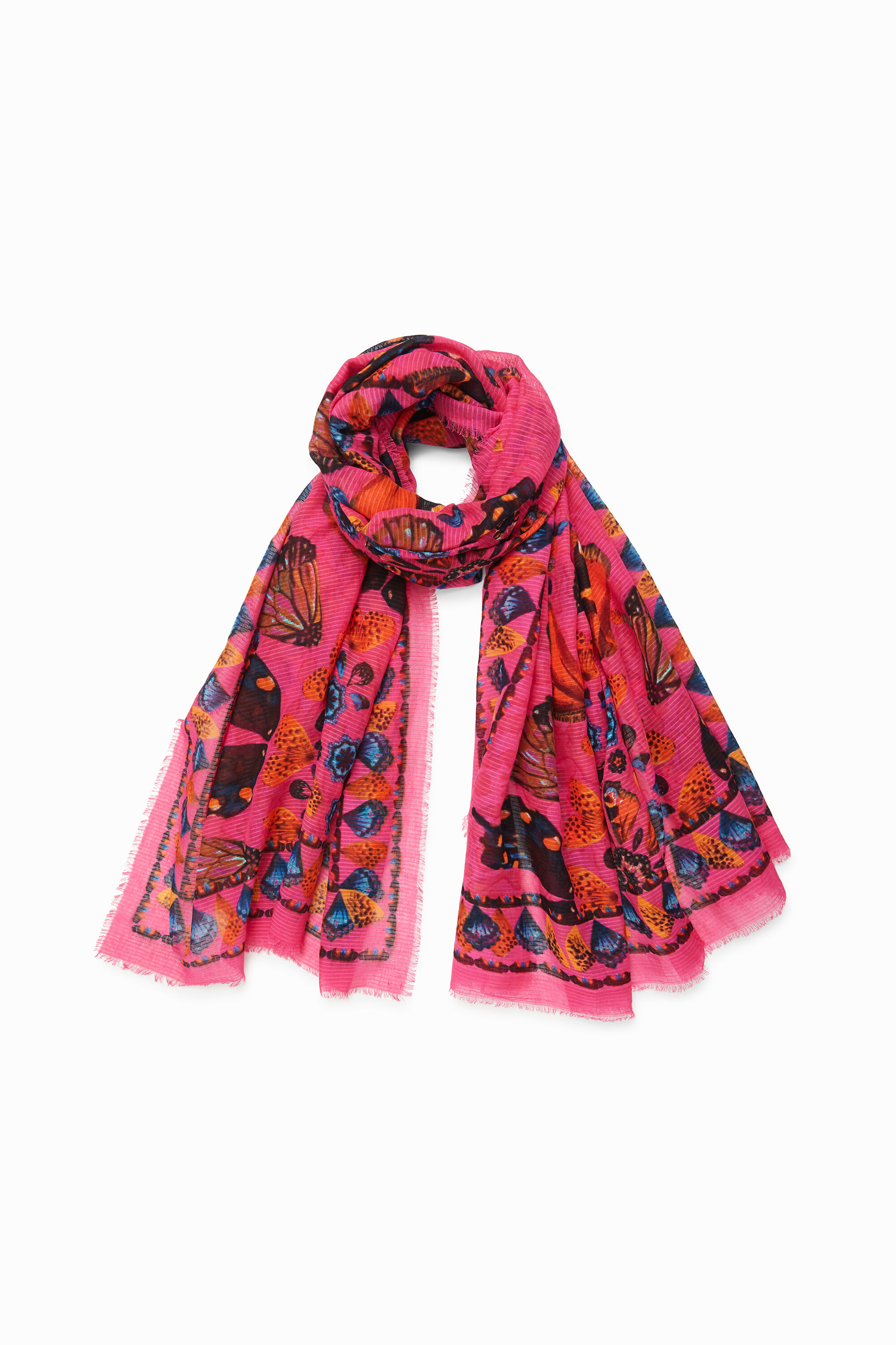 Pareo foulard galactic butterflies Desigual