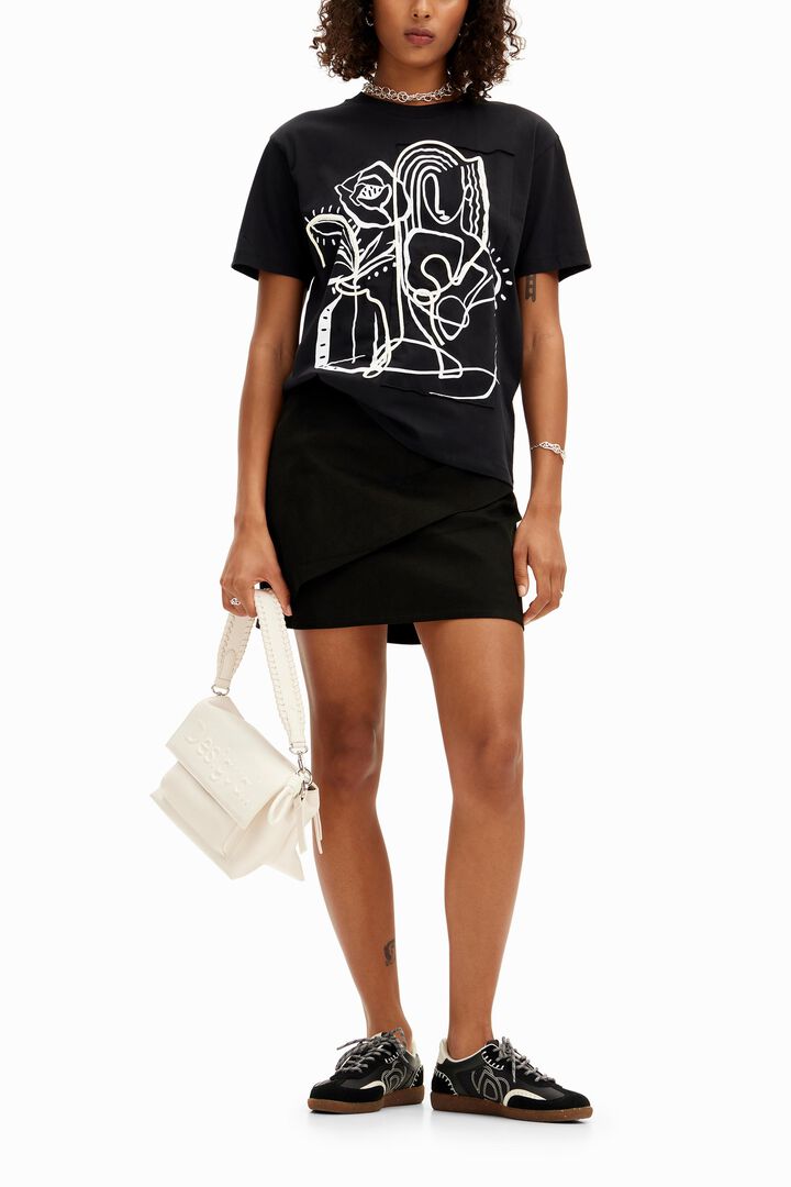Camiseta arty ilustraci&oacute;n | Desigual