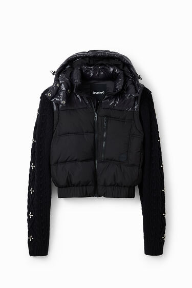 Detachable-sleeve padded jacket | Desigual