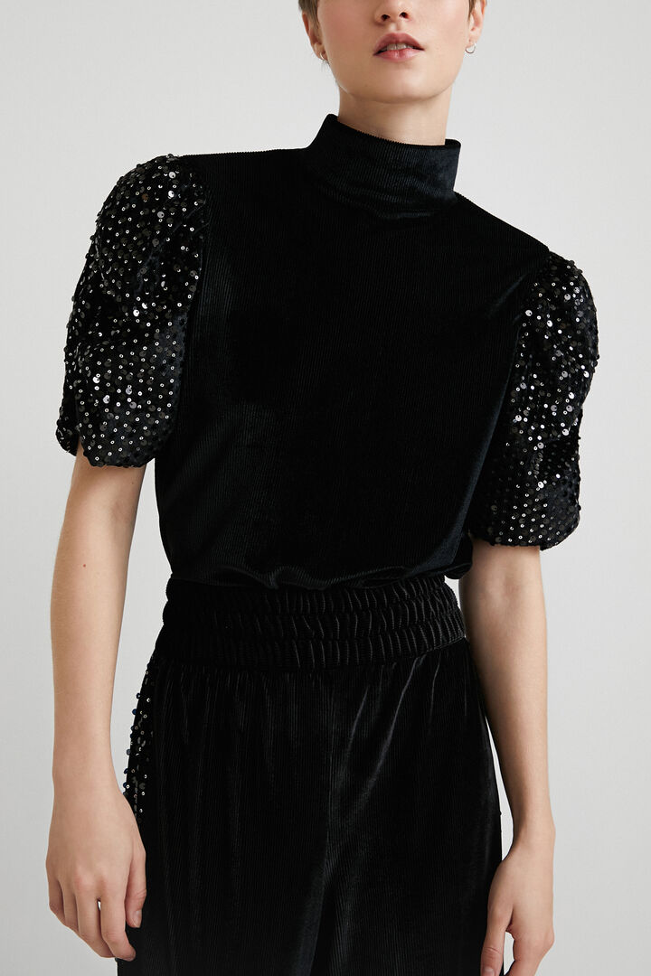 Camiseta slim manga farolillo | Desigual