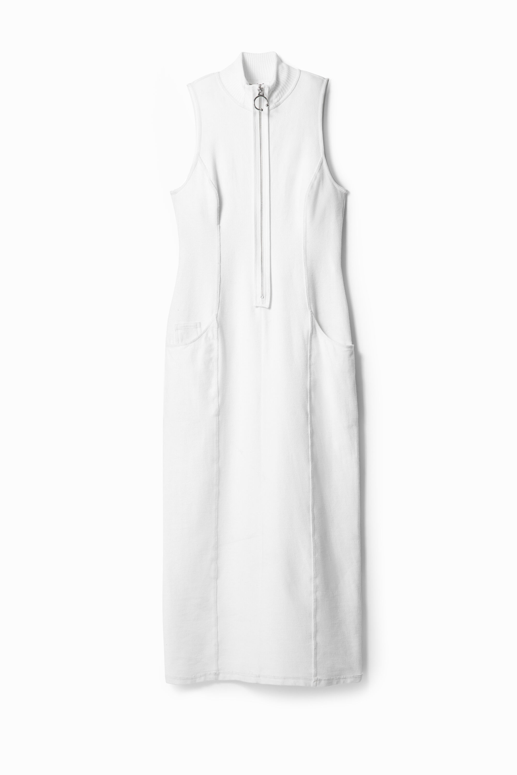 Abito zip midi Nathy Peluso - MATERIAL FINISHES (M)