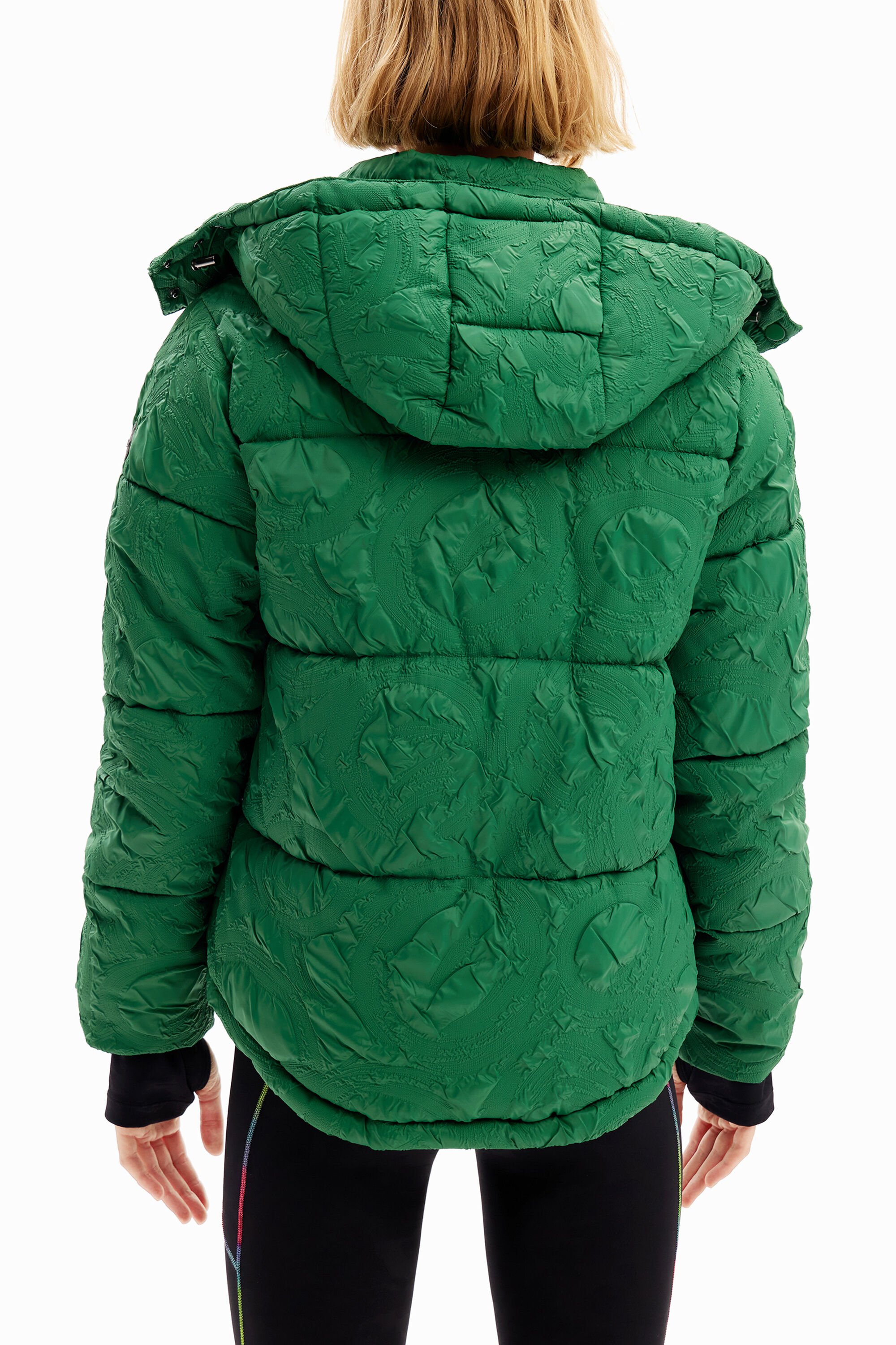 Textured quilted jacket