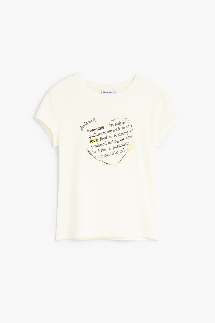 T-shirt With Message Print