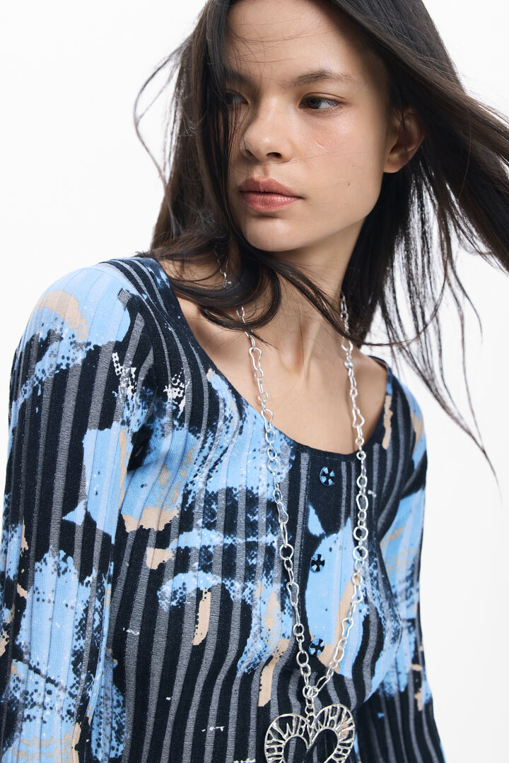 Pull fin à texture florale | Desigual