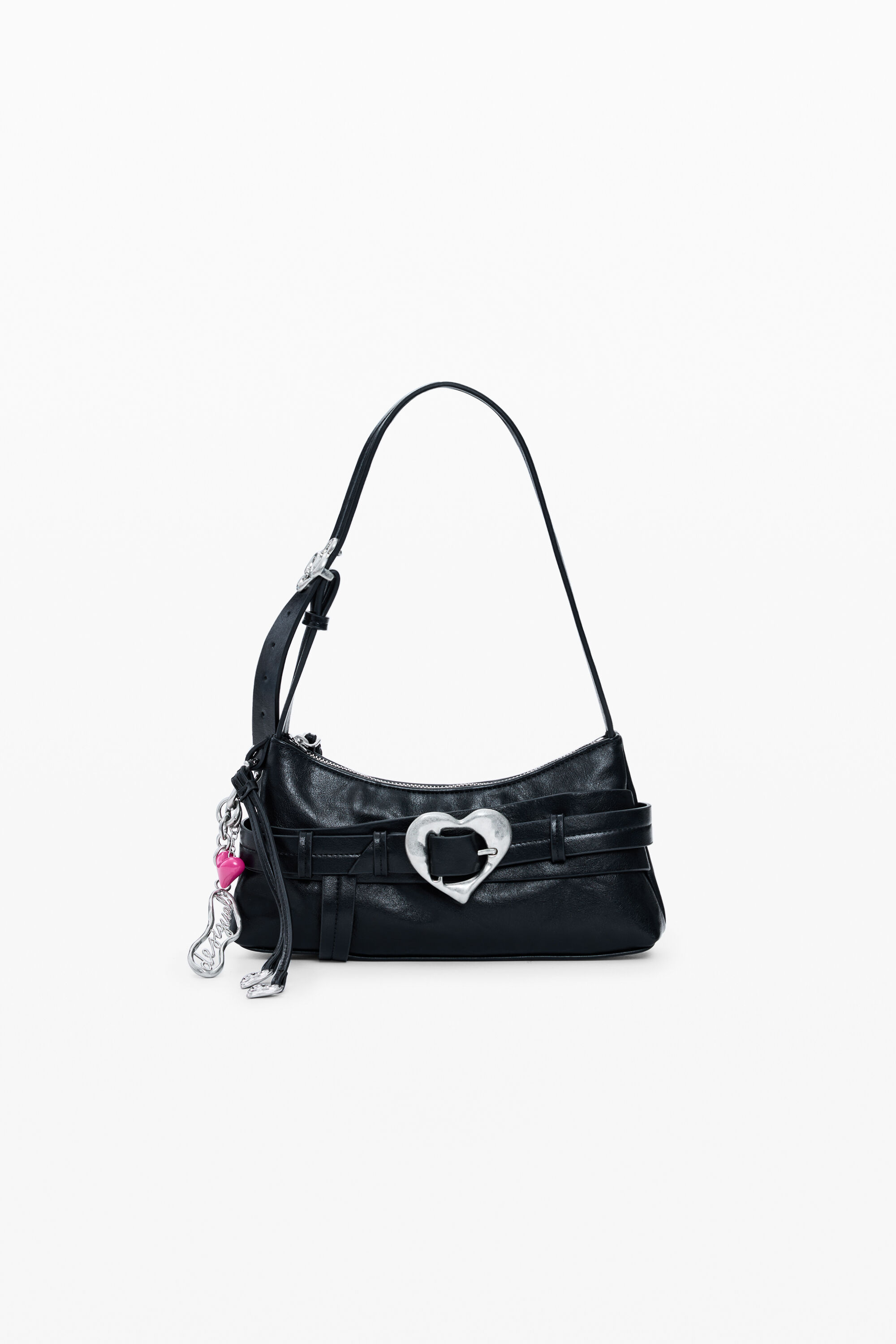 Desigual, MITTELGROSSE TASCHE ZALIO, Damen, Polyurethan, Schwarz, U