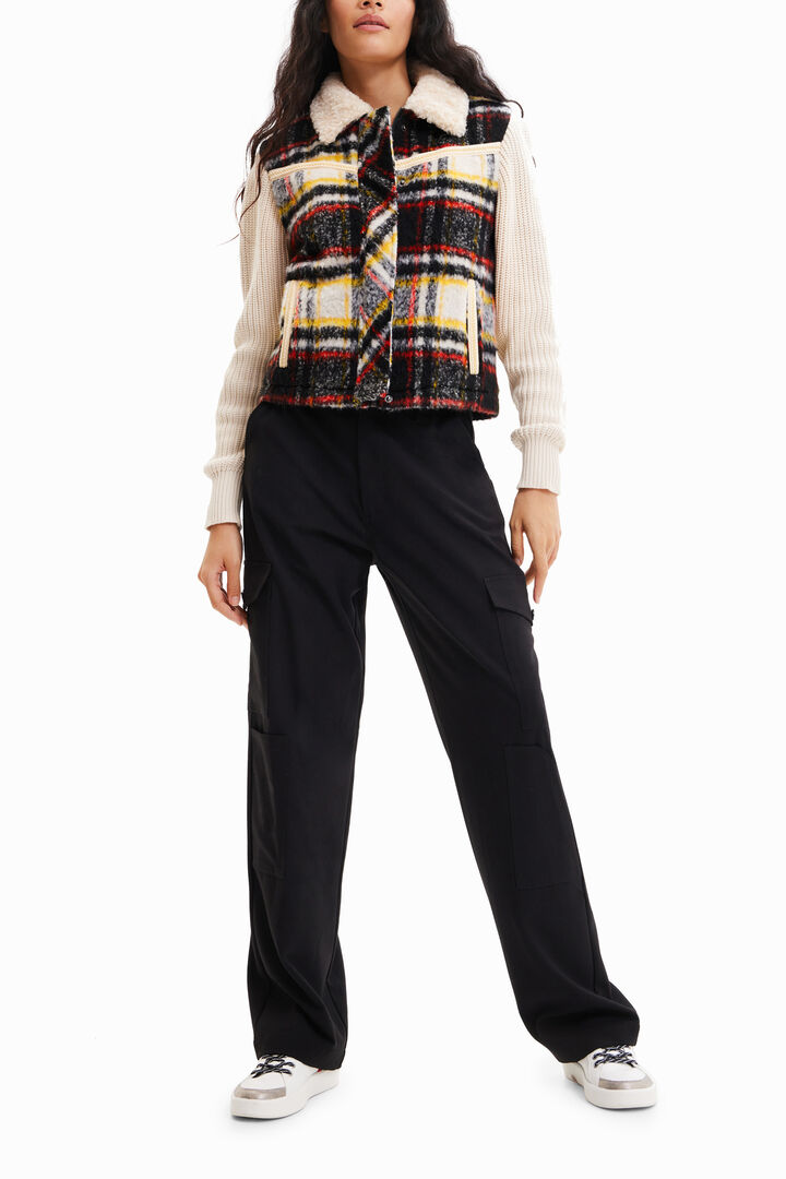 Fleece trucker jacket | Desigual