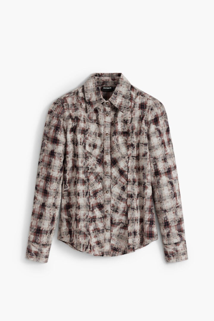 CHECKED TEXTURE SHIRT