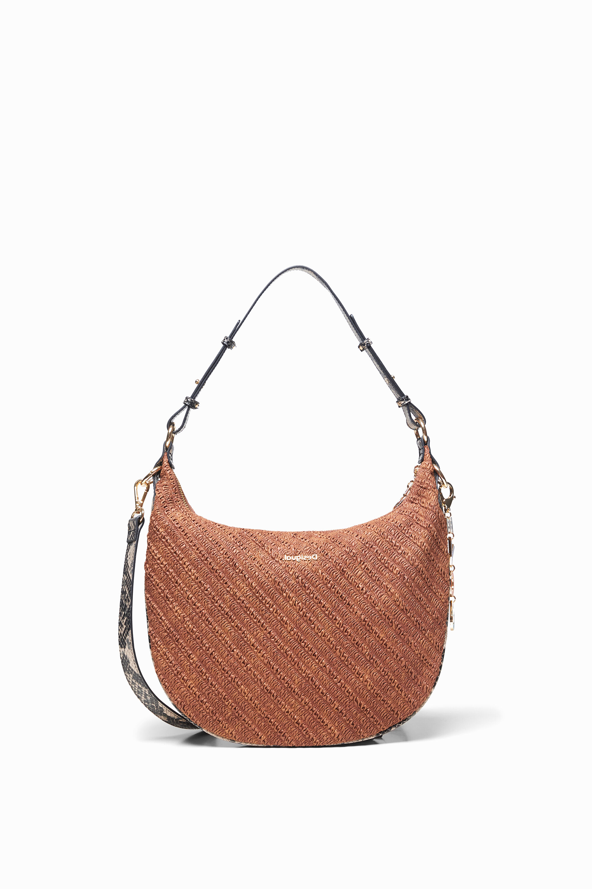 Half-moon bag outer keyring