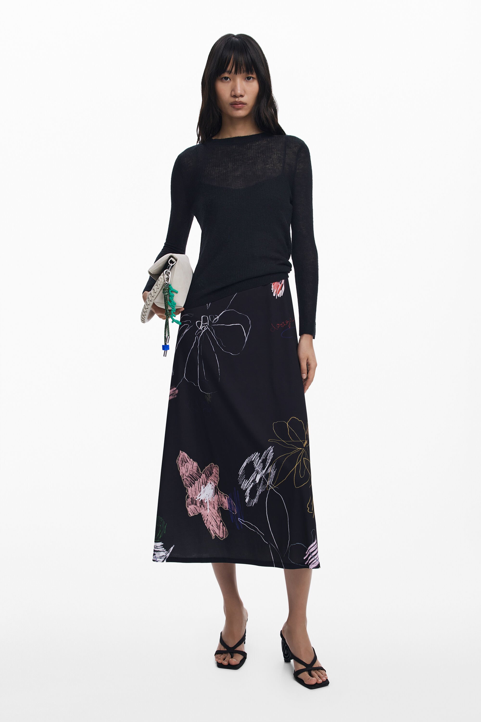 2 in 1 jurk met strepen