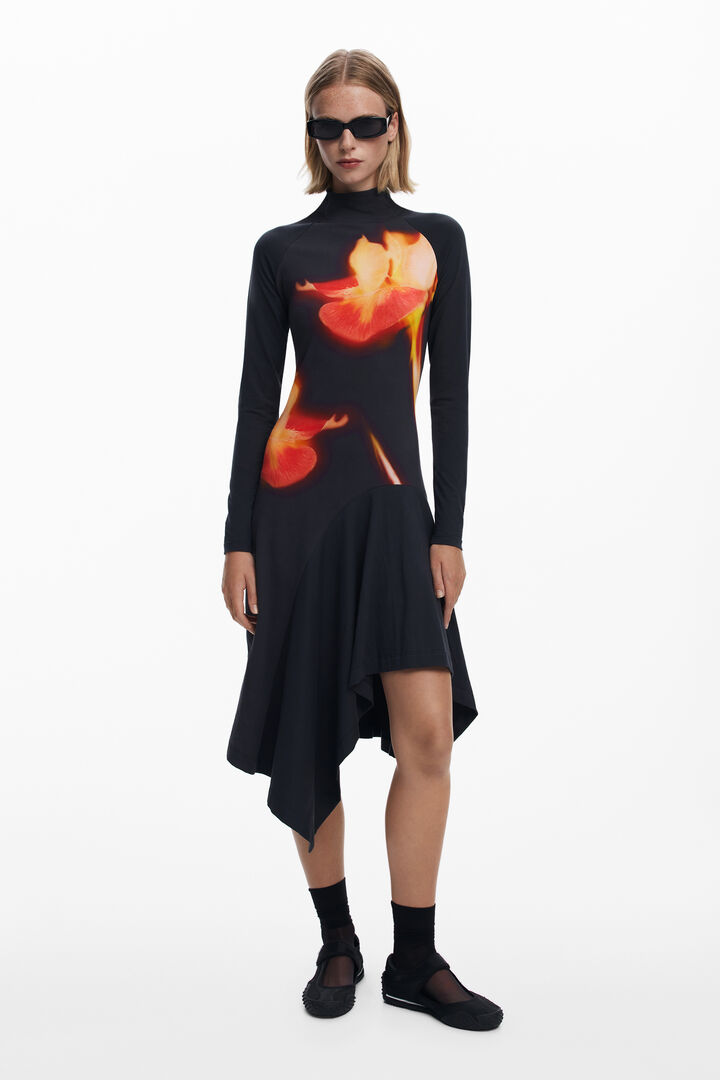 非対称フィットドレス | Desigual