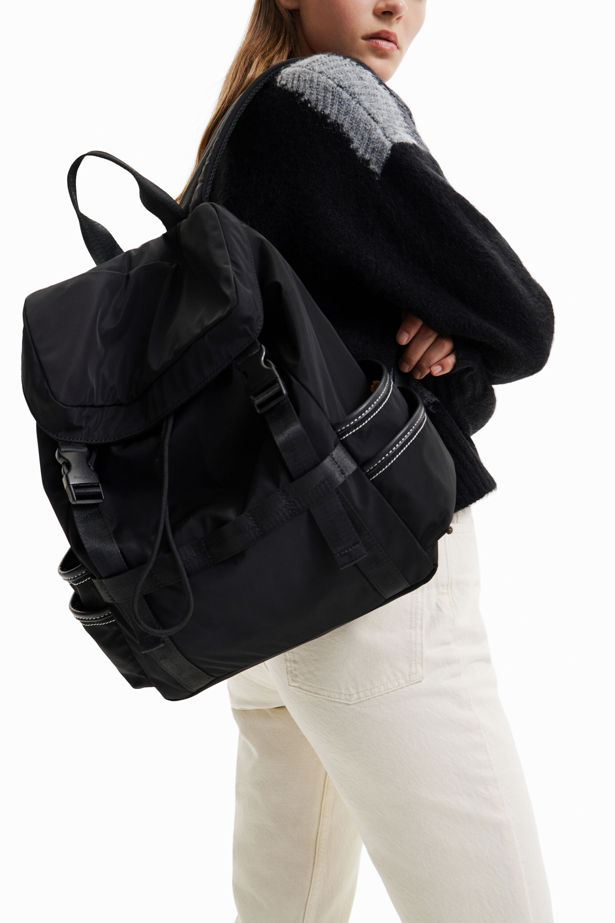 Large multi-position backpack | Desigual.com